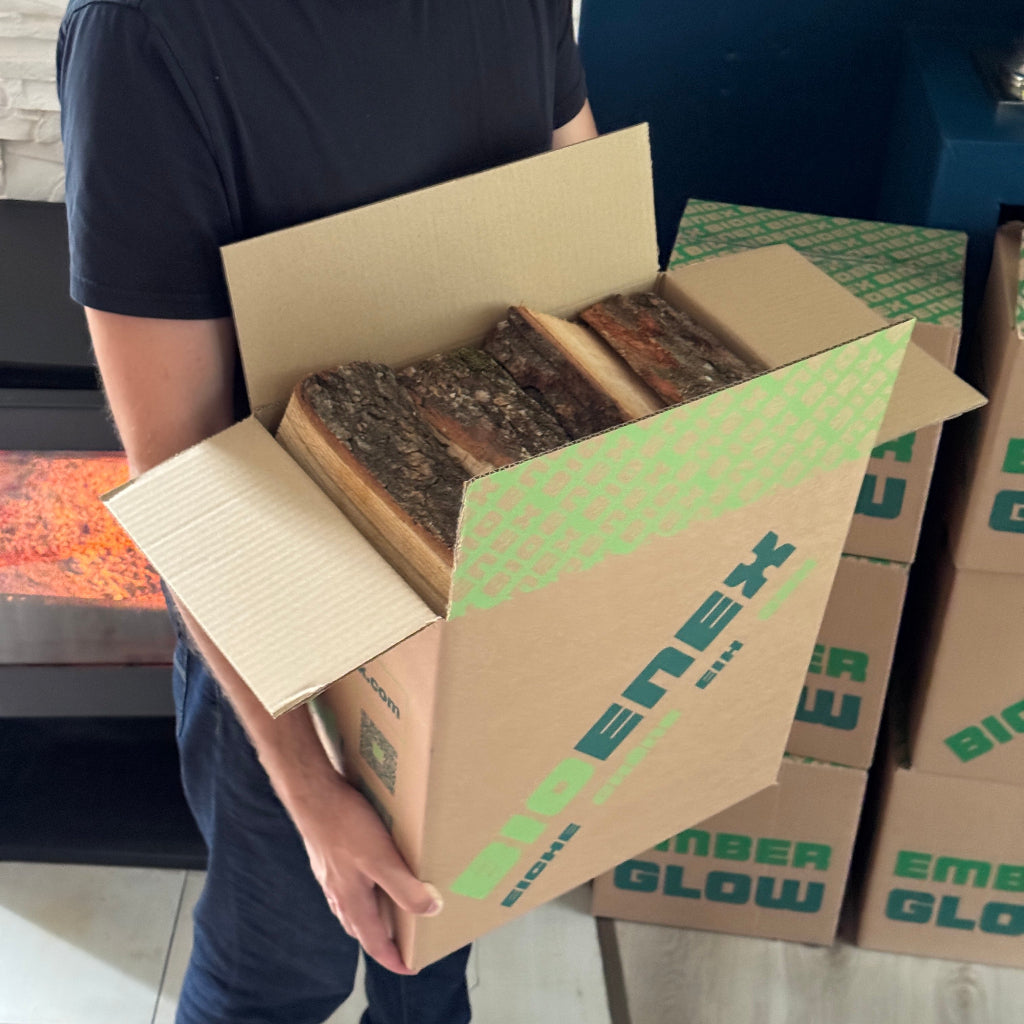 Lenha de Carvalho Seca em Forno