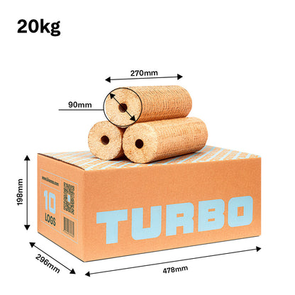 Briquetes de Madeira Dura Turbo