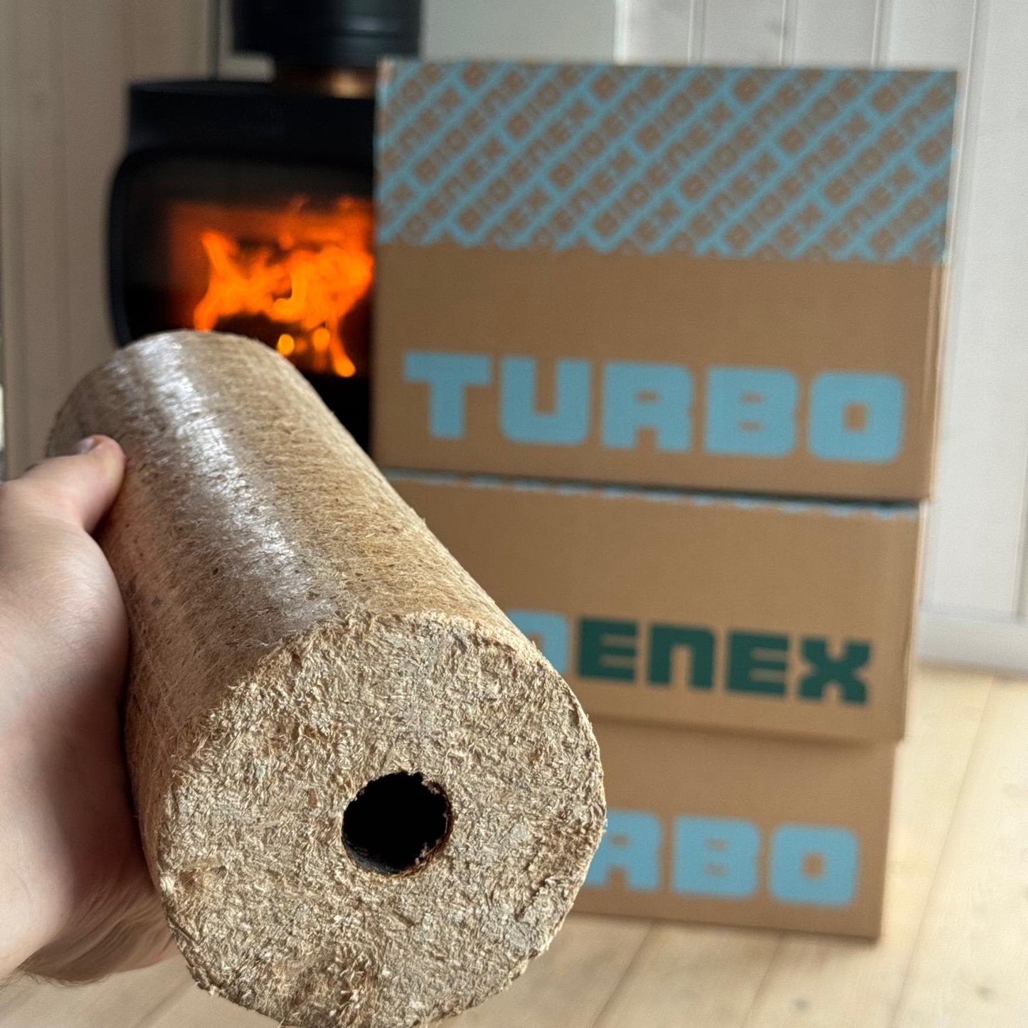 Briquetes de Madeira Dura Turbo